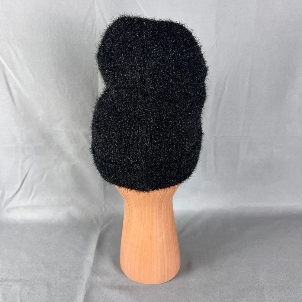 Peanuts Beanie Hat Gloves Set Kids One Size Knit Black Snoopy Winter Warm